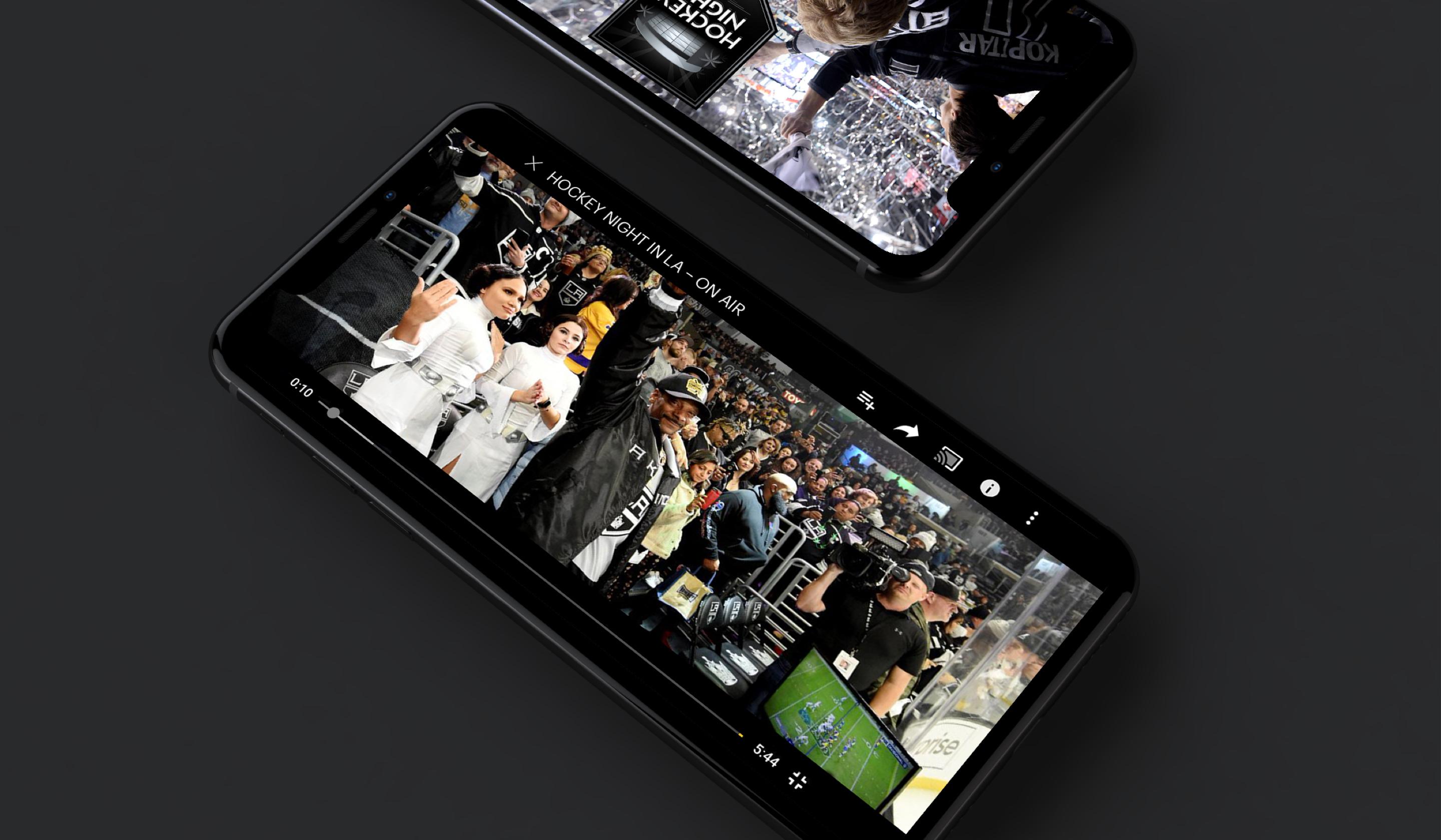 Digital-first identity for an NHL home game program
